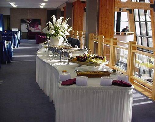 Buffet Table at a Catered Event